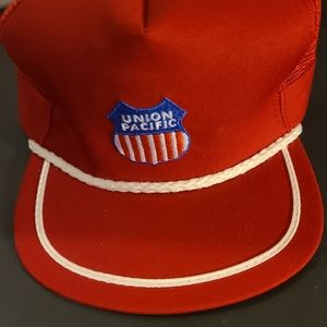 VINTAGE Union Pacific red colorway hat